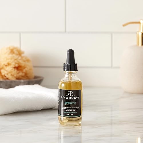 Miniatura 11 de Hidrata y estimula el aceite de crecimiento del cabello con infusión de coco profundamente nutritivo para hidratar, estimular, reponer, fortalecer y