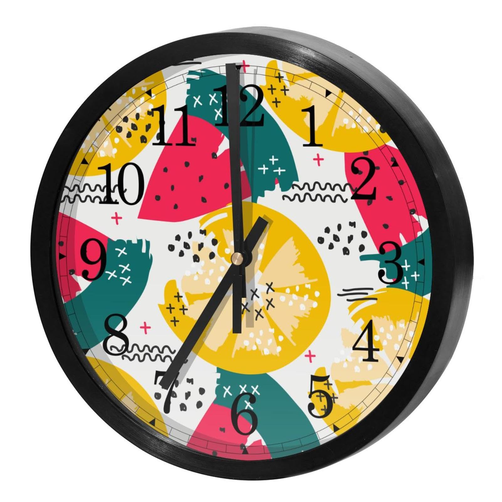 Horloge murale motif pastèque apporter la joie de l'été dans votre maison