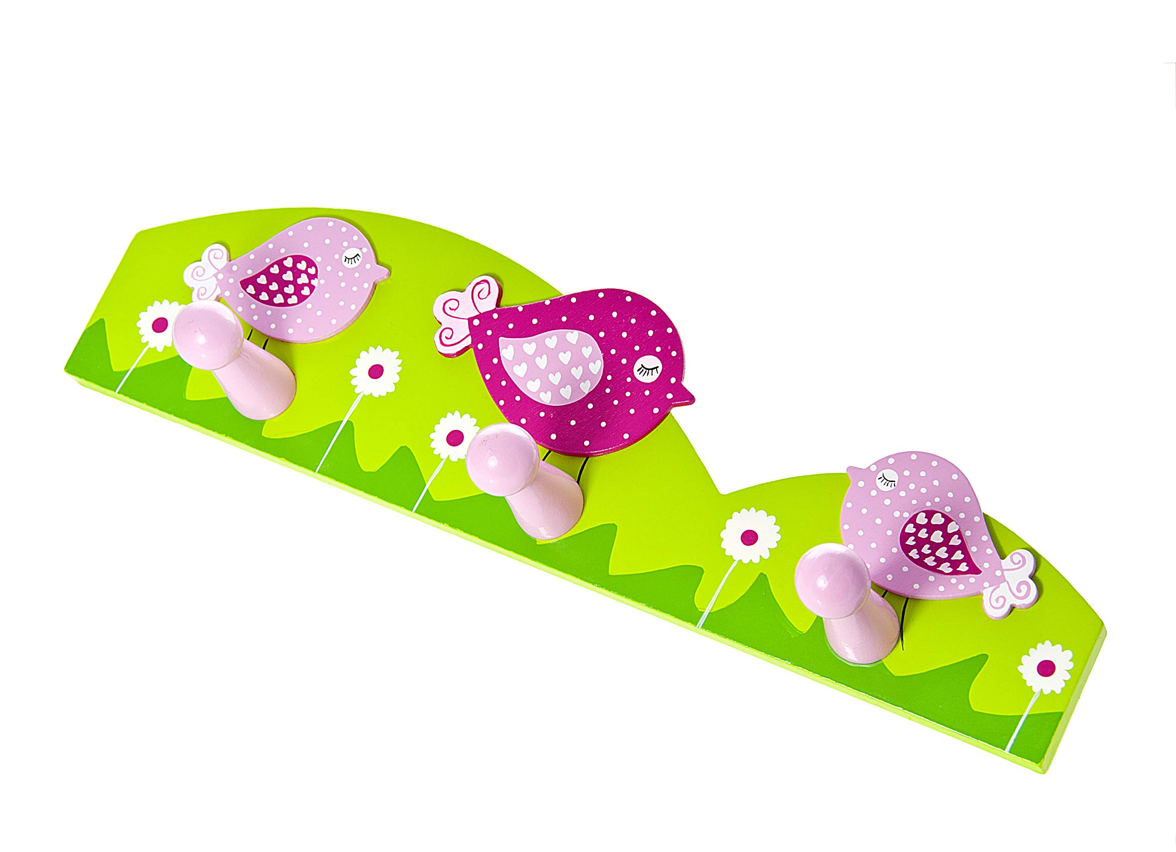 Appendiabiti A Parete A 4 Ganci Tema Fata - Per Camera Bambina | Decorazione Pratica - Foto 7