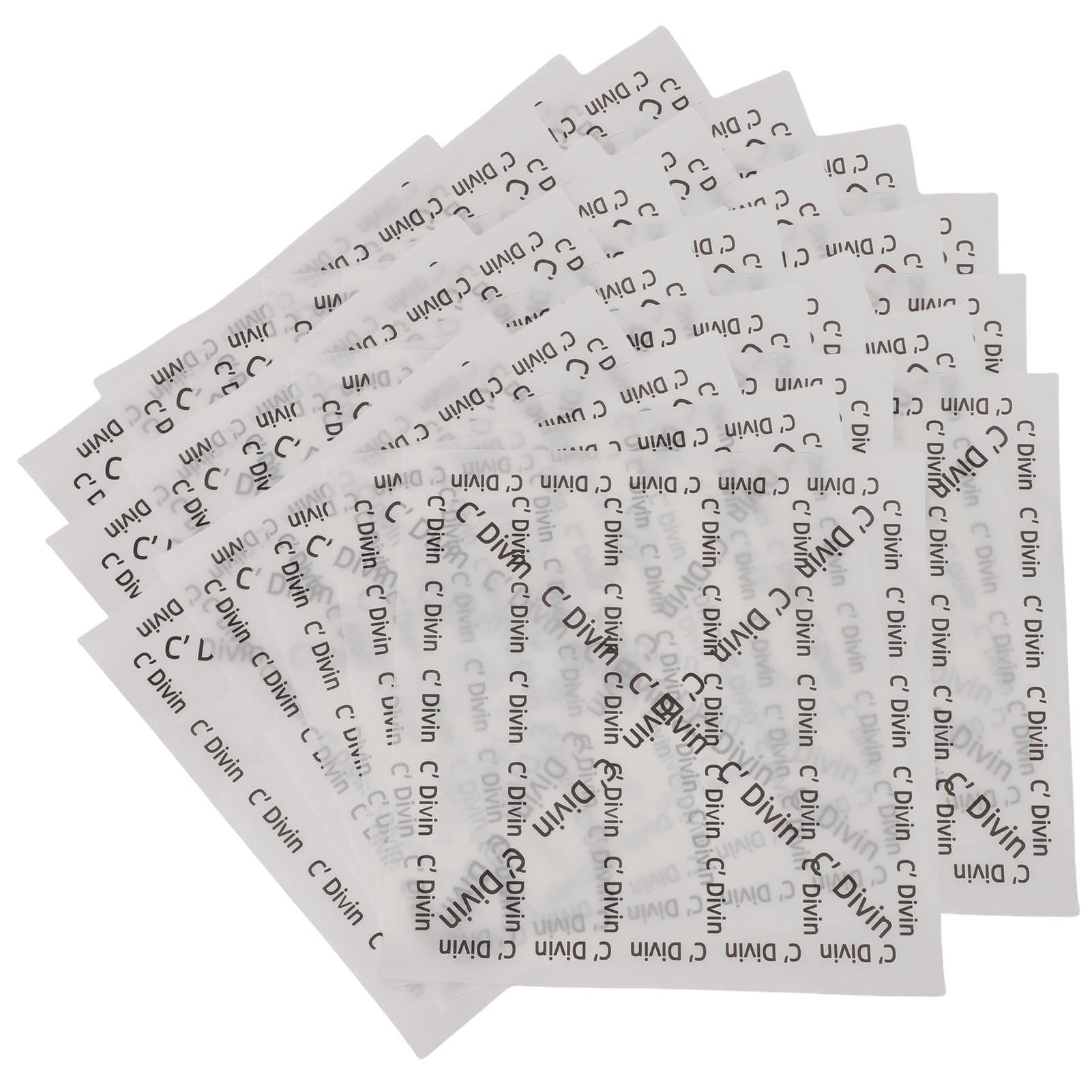 Papier do Pakowania Wysokiej ści Papier Delikatesowy z 500 Arkuszami Odporny na Tłuszcz, Nieprzywierający, do Serwowania, Pieczenia, Smażenia i Pakowania (Białe litery)