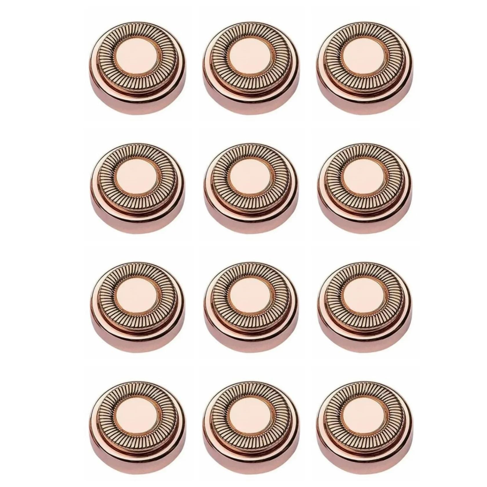 Cabezales De Repuesto Compatibles Con FlawlessFacial Y Finishing Touch.(Blade Head 12 pcs)
