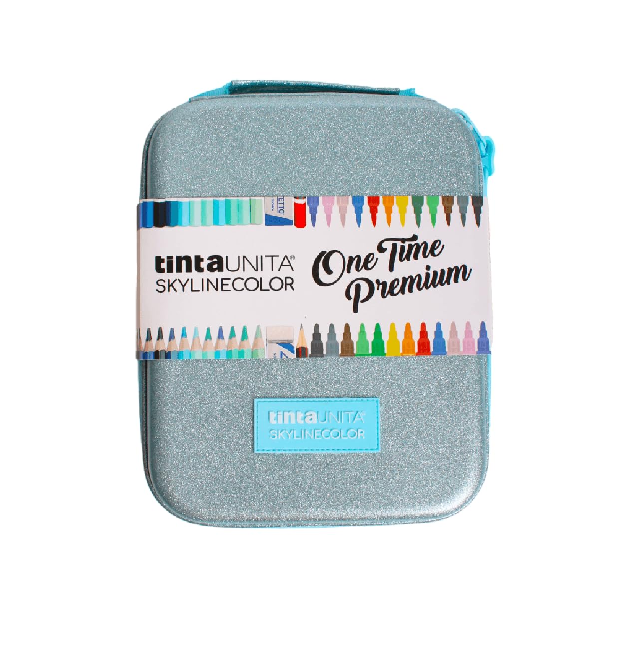 Tinta Unita Astuccio One Time Premium AZZURRO GLITTER