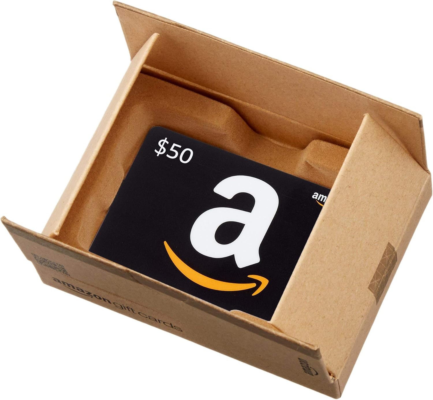Amazon.ca 50 Gift Card in a Mini Amazon Shipping Box (Classic Black