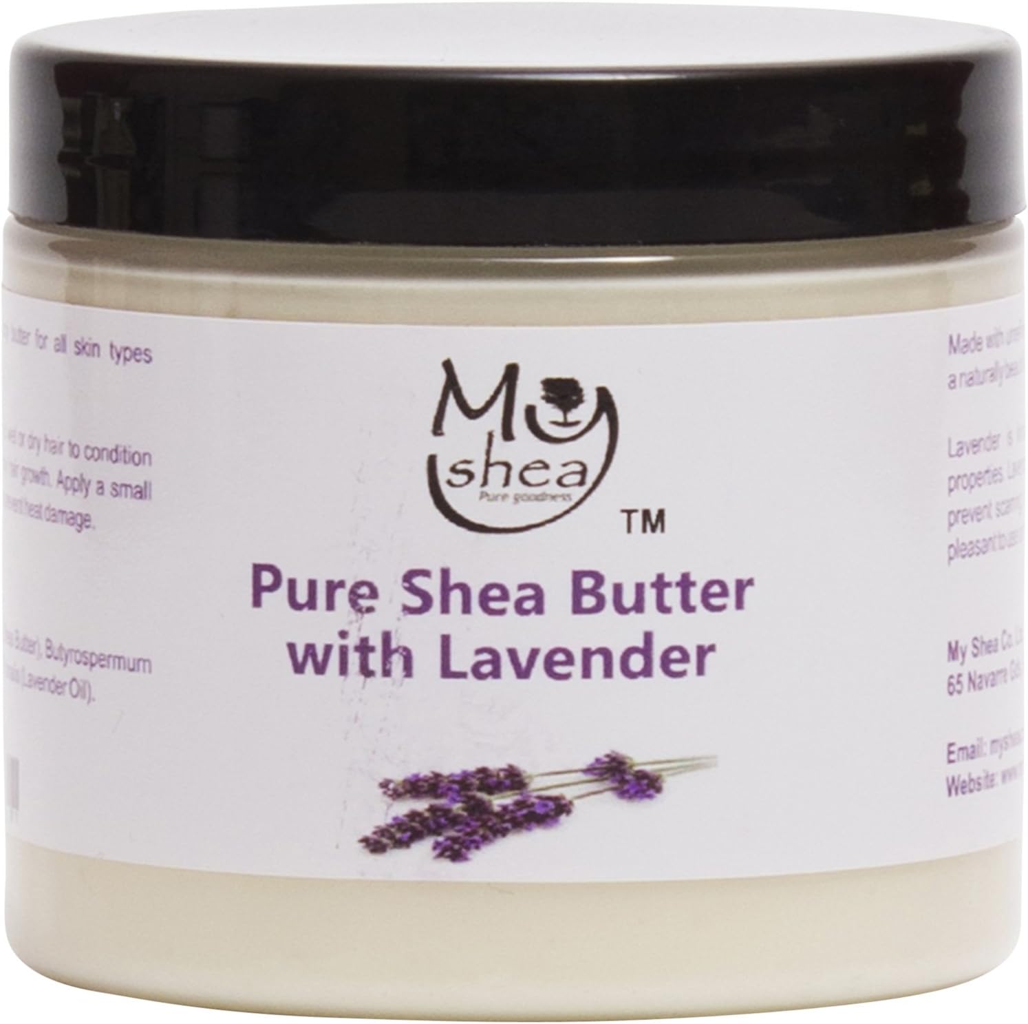 Whipped Organic Unrefined Shea Butter with Lavender Oil