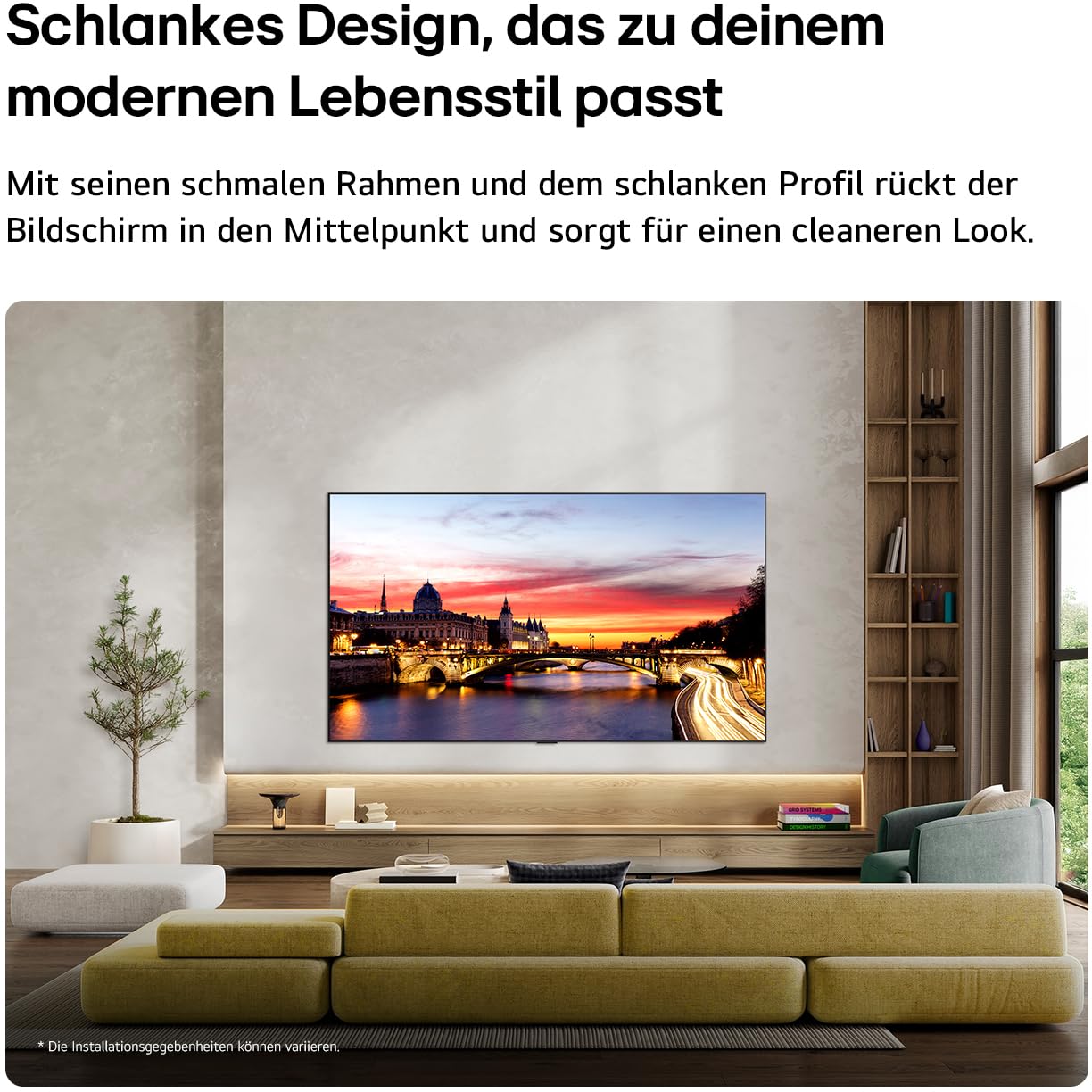 LG OLED42C67LA 42 Zoll 4K OLED evo AI TV (α11 Gen3 4K AI Prozessor, webOS 26, 120Hz (VRR bis zu 165Hz)) [Modelljahr 2026] [Energieklasse G]