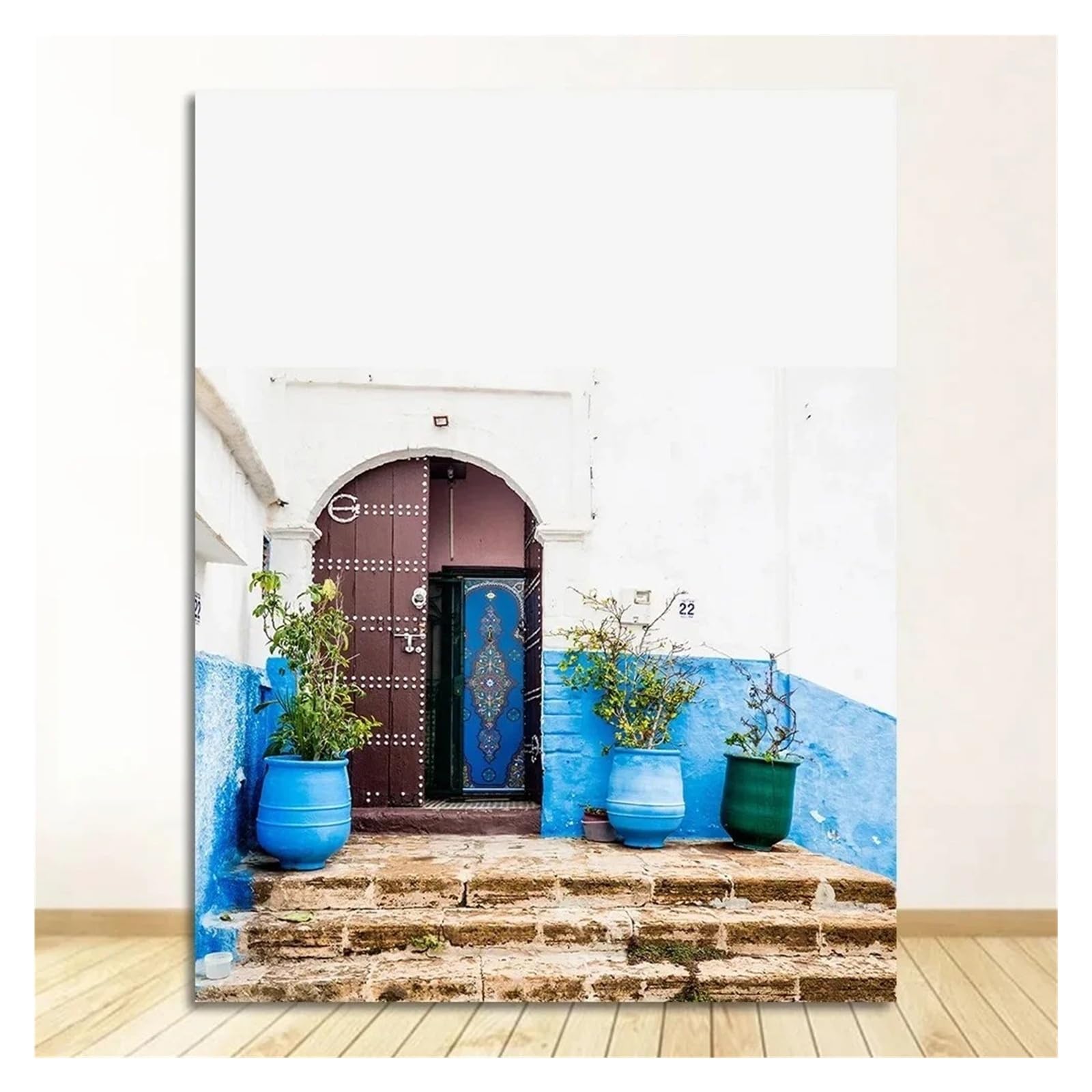 Peinture sur Toile Mosquée pour Remplacer un Mur Vide par une Décoration Salon Apaisante