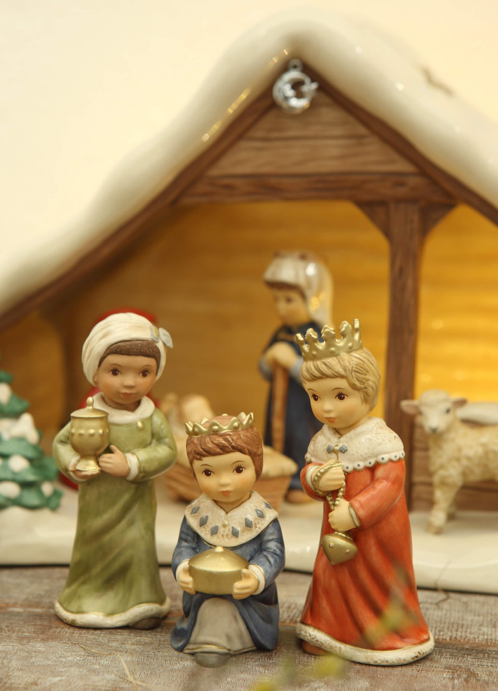 Goebel Weihnachtskrippe Heilige DREI K?nige - Set - Set