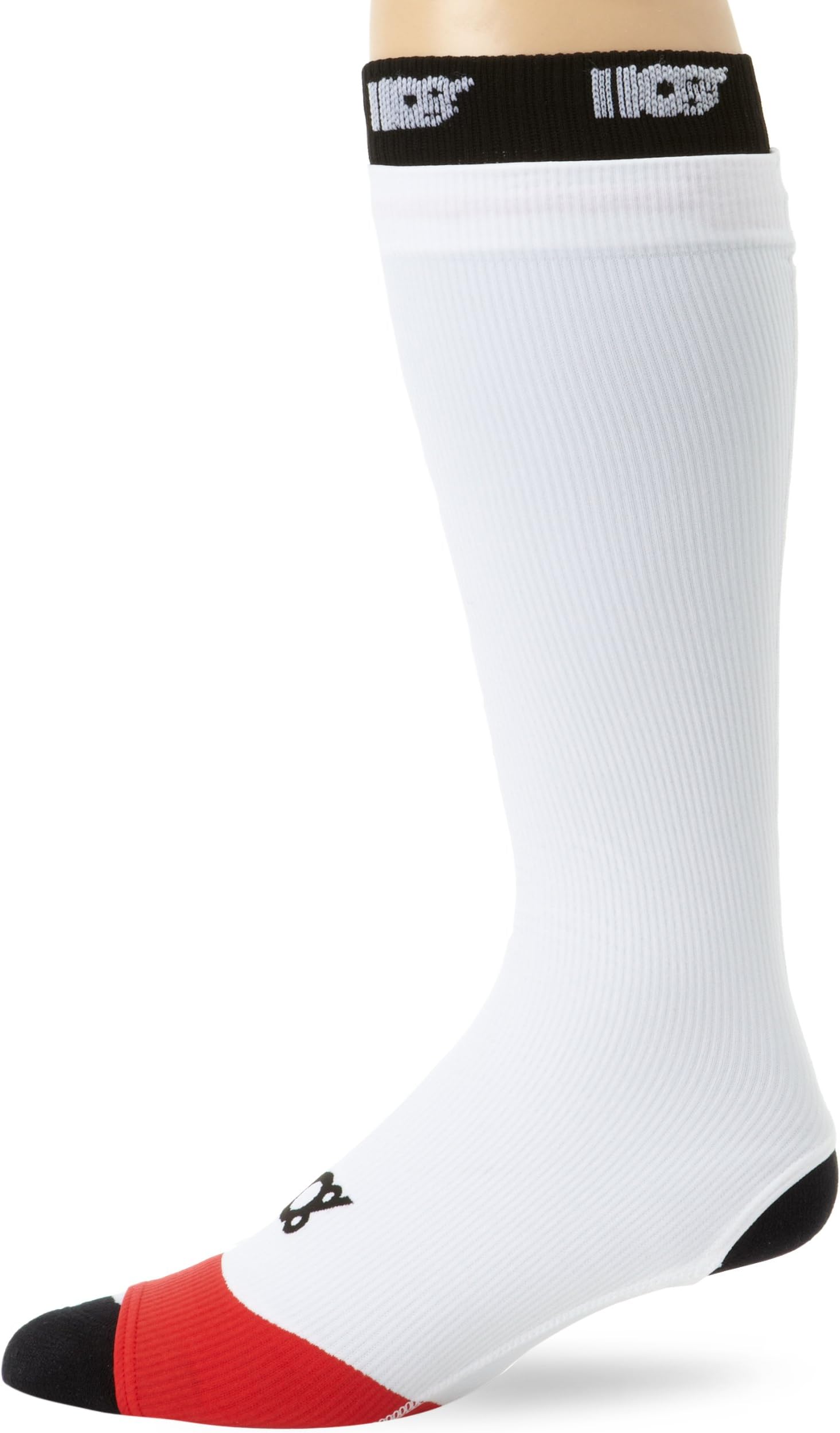110 Percent Play Harder Overdrive Compression Sock + ICE for Plantar, Achilles, Ankle, Shin, Foot and Calves