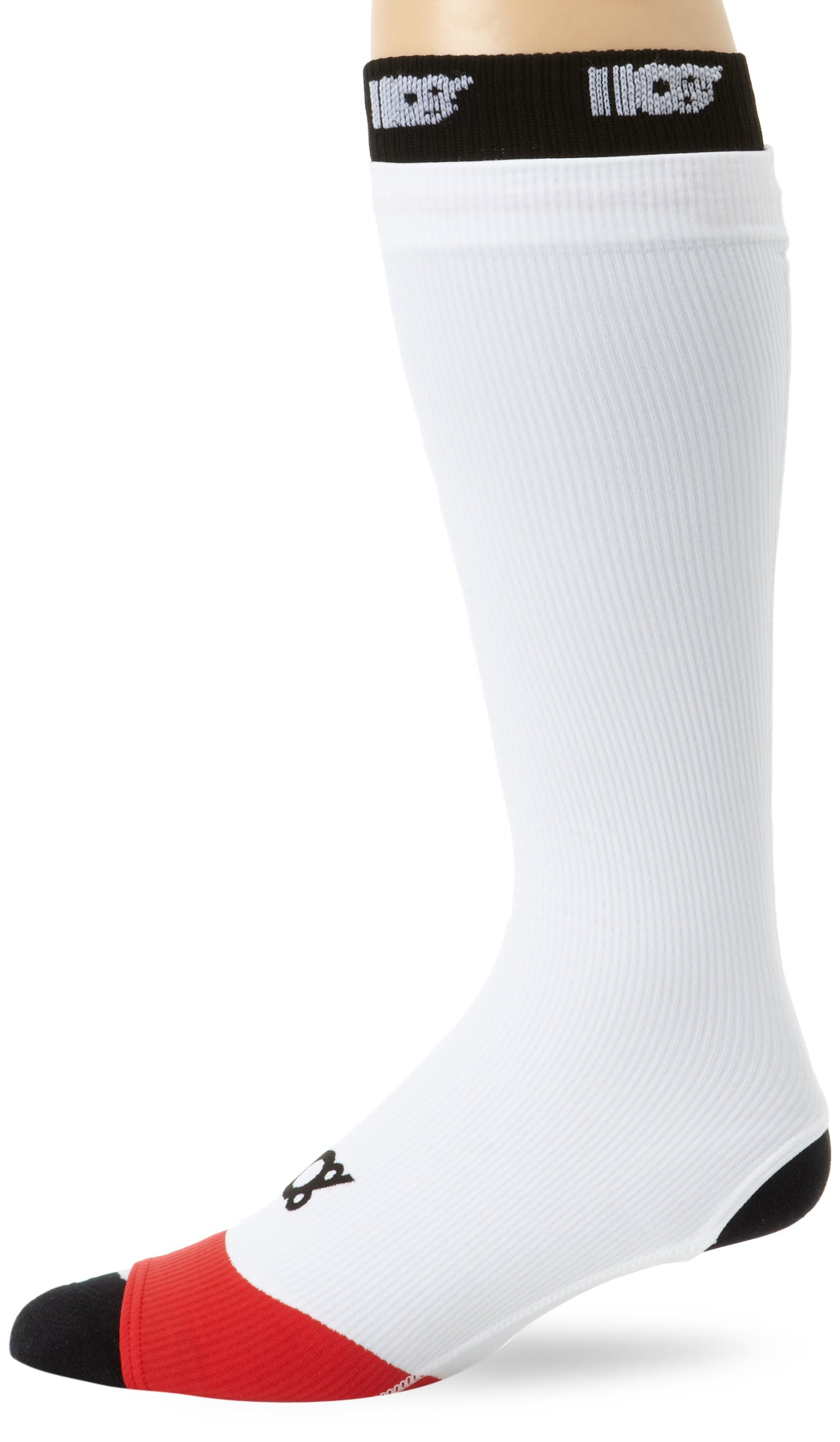 110 Percent Play Harder Overdrive Compression Sock + ICE for Plantar, Achilles, Ankle, Shin, Foot and Calves