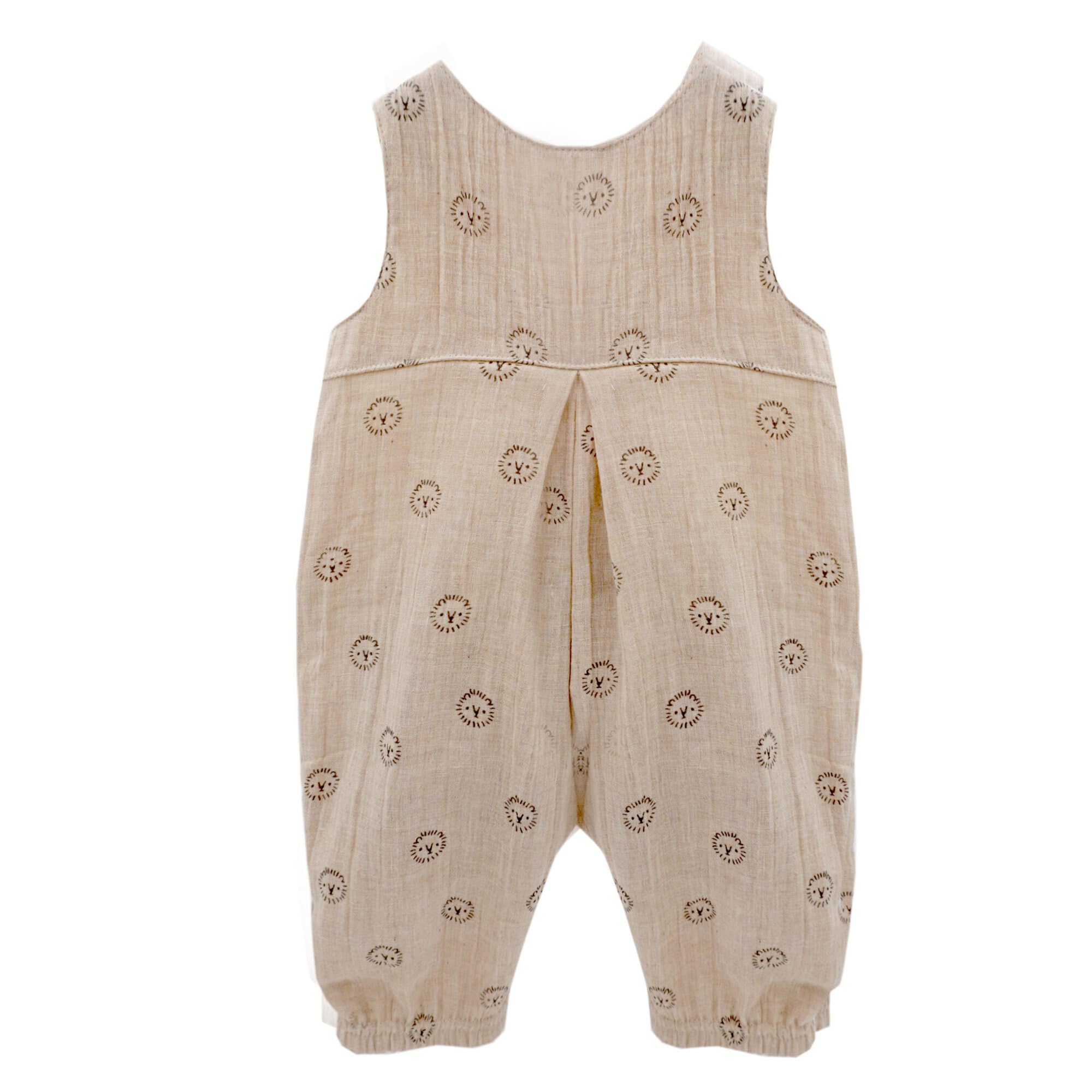 maximo GOTS BABY-Overall, Musselinstoff, Windelöffnung Musselin