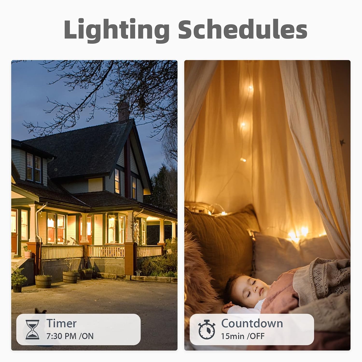 Smart Light Switch, No Neutral Wire Required, 2.4GHz WiFi Wall Touch Switch Compatible with Alexa, US Standard Light Switch with RF433 Remote Control, Timer Schedule, Single Pole, 110V, 2 Gang
