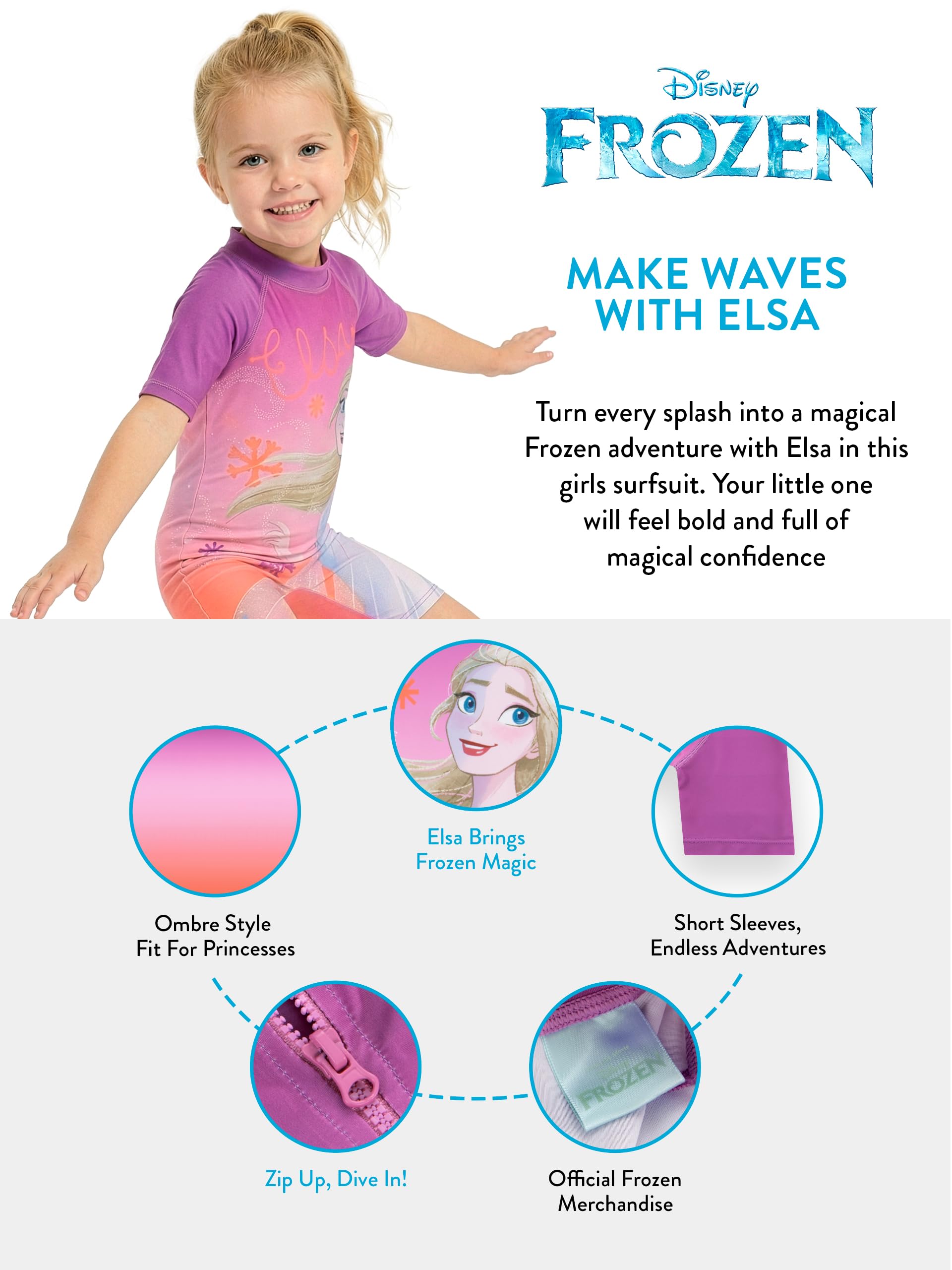 Disney Bañador Frozen Niña, Bañador Elsa Niña, Bañadors Infantil Una Pieza