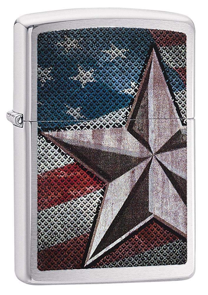 Zippo US Army Star Accendino Antivento, Unisex, US Army Star
