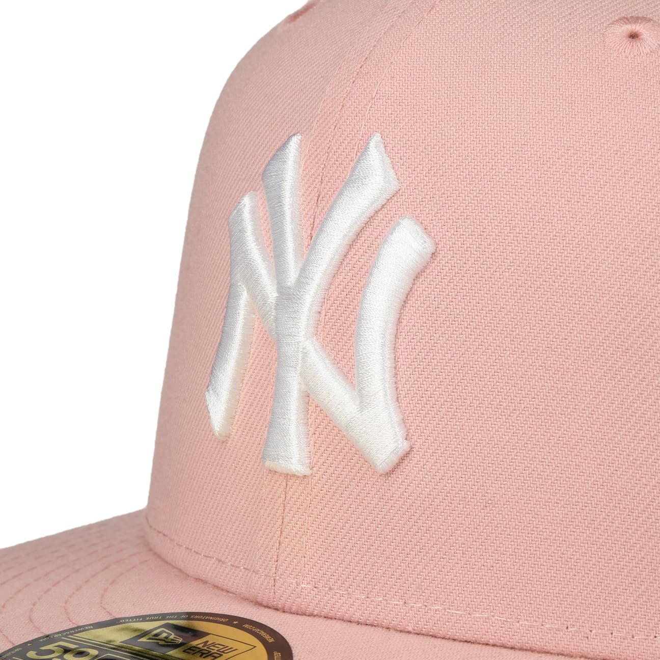 New Era 59Fifty ESS Yankees PKR - Berretto da baseball con visiera piatta MLB Fitted NY York, da donna/uomo, chiusura posteriore, con visiera, primavera, estate, autunno, inverno