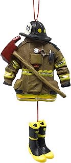 Kurt Adler 4.5- Firefighter Uniform Christmas Ornament