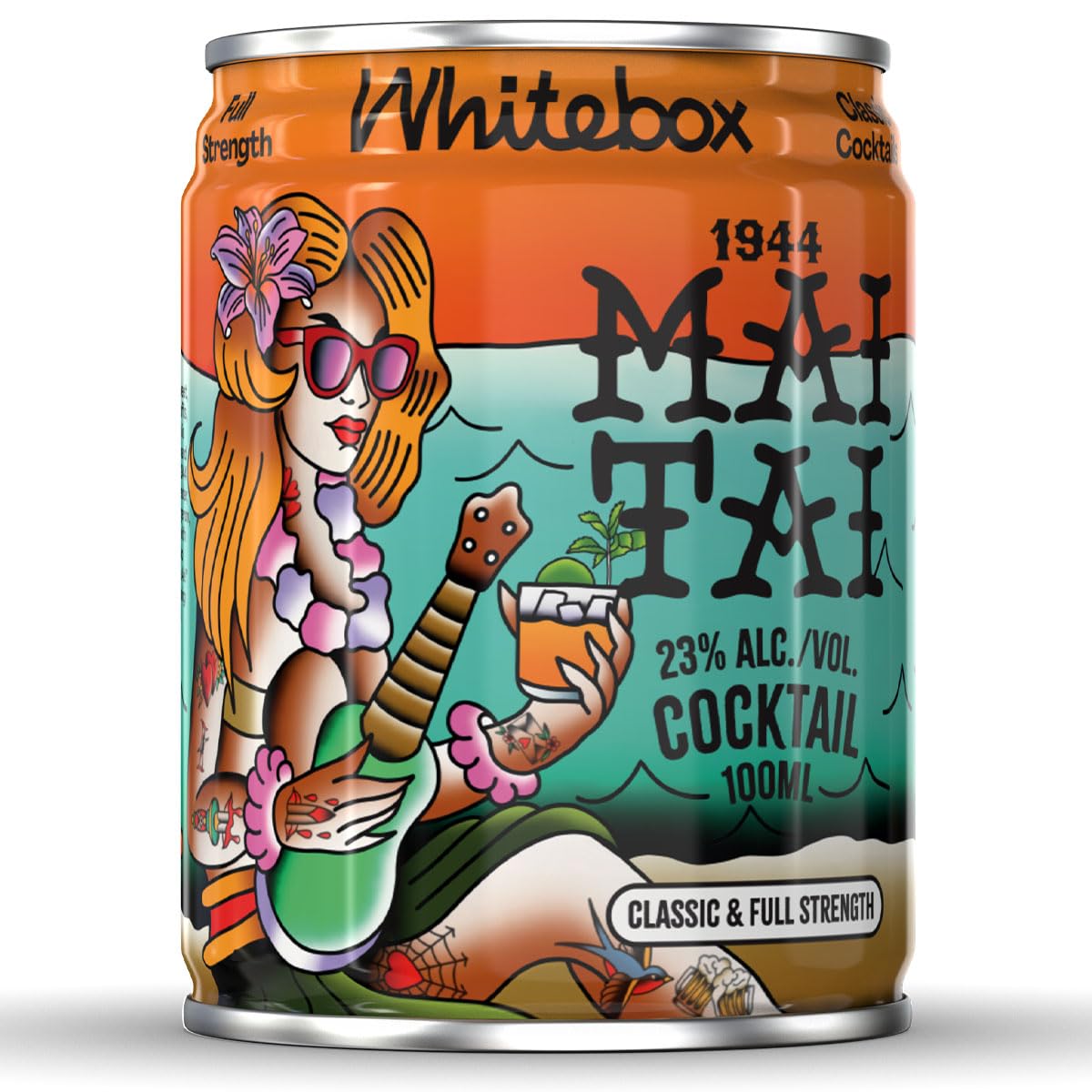 WHITEBOX COCKTAILS Ready to Drink Mai Tai, 1 x 100ml Cans