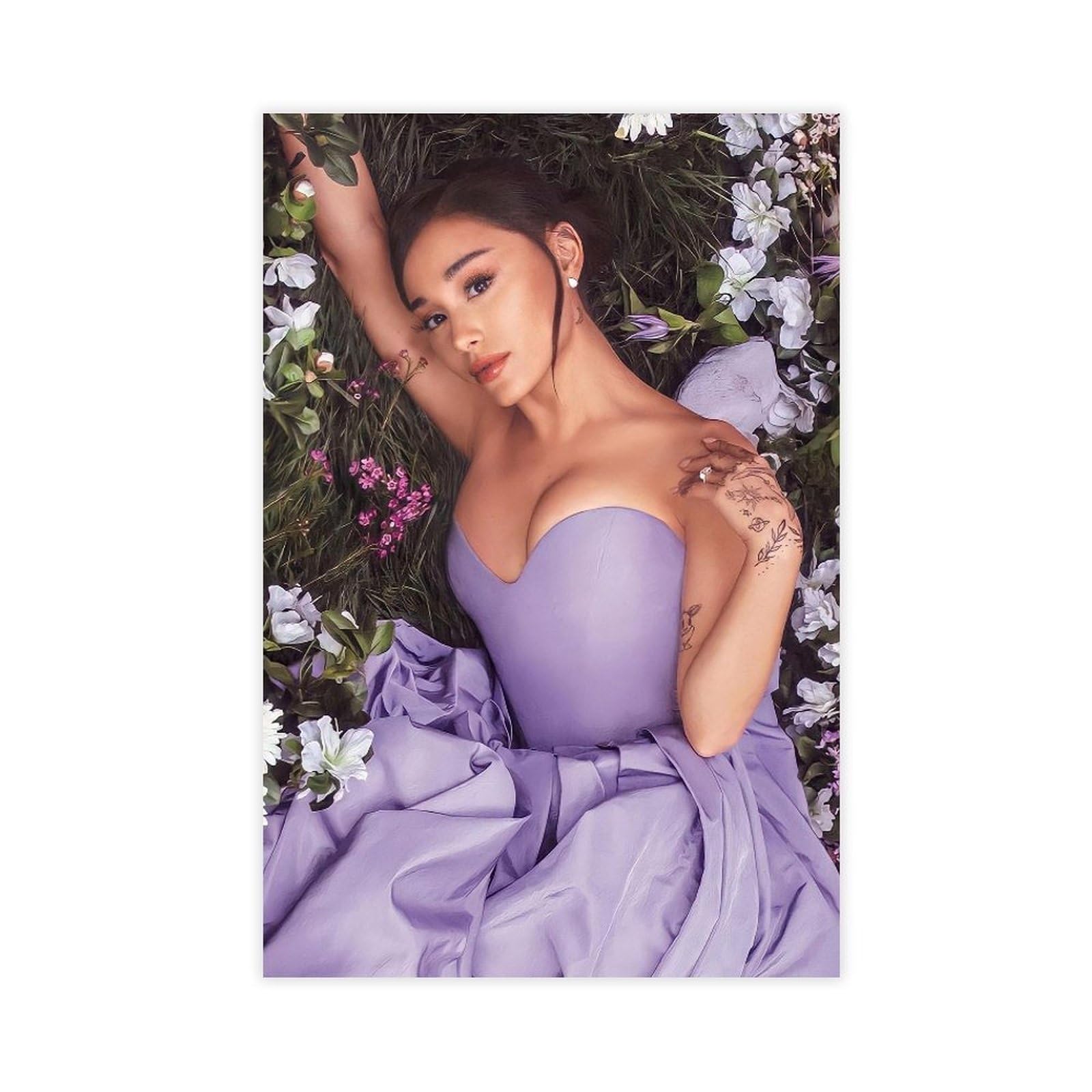 Poster Su Tela Di Ariana Grande, 30x45 Cm, Decorazione Murale Per Camera Da Letto O Ufficio, Stampa Sportiva, Senza Cornice - 2
