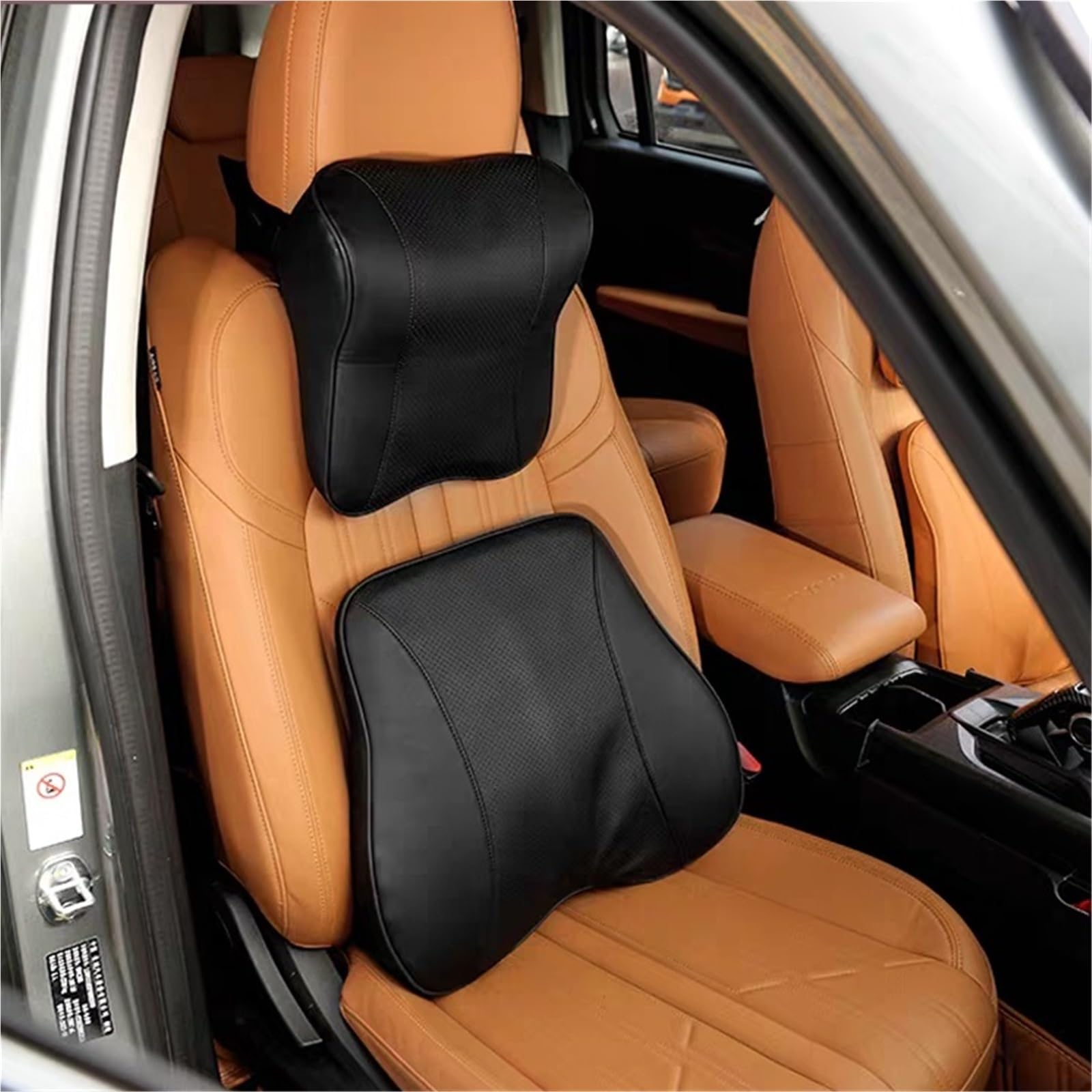 Car Pillow Driving Seat Compatible con la almohada de reposacabezas del coche Haval H9, soporte para el cuello, cojín para la cabeza del asiento, accesorios.(C)