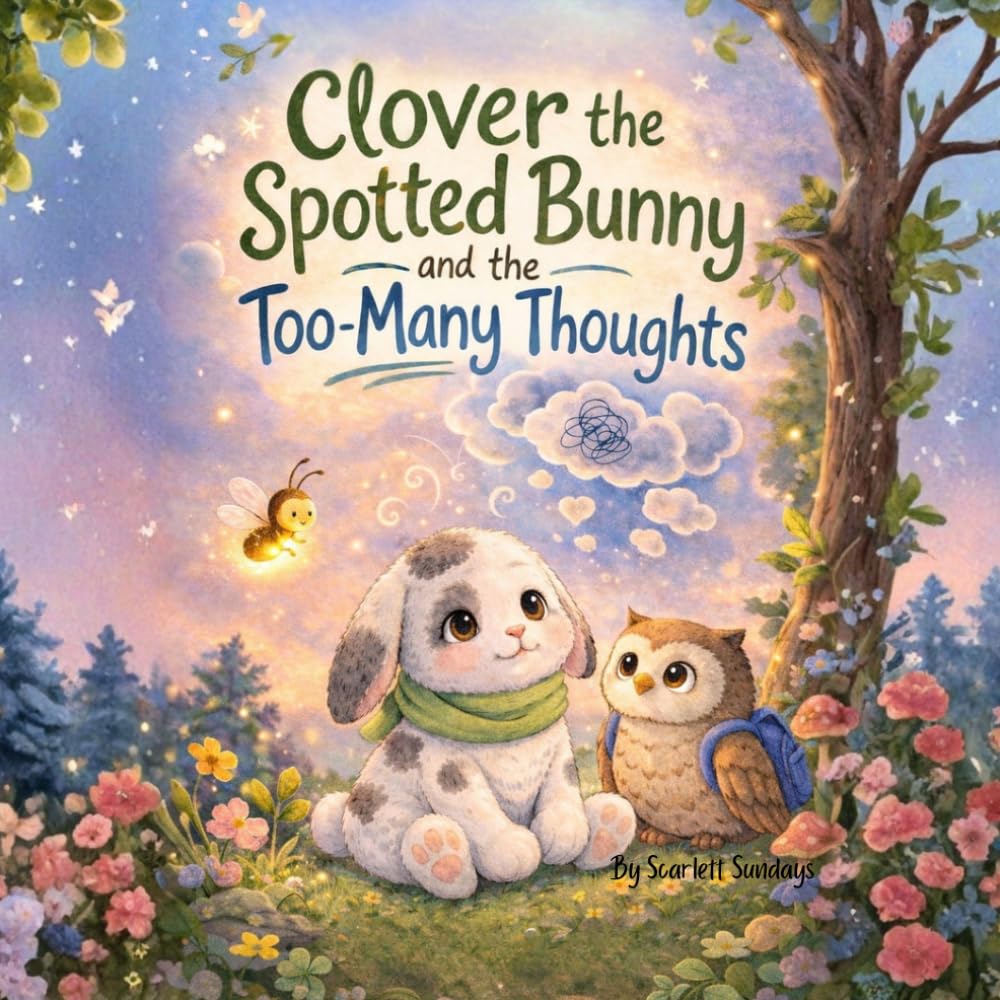Clover the Spotted Bunny and the Too-Many Thoughts