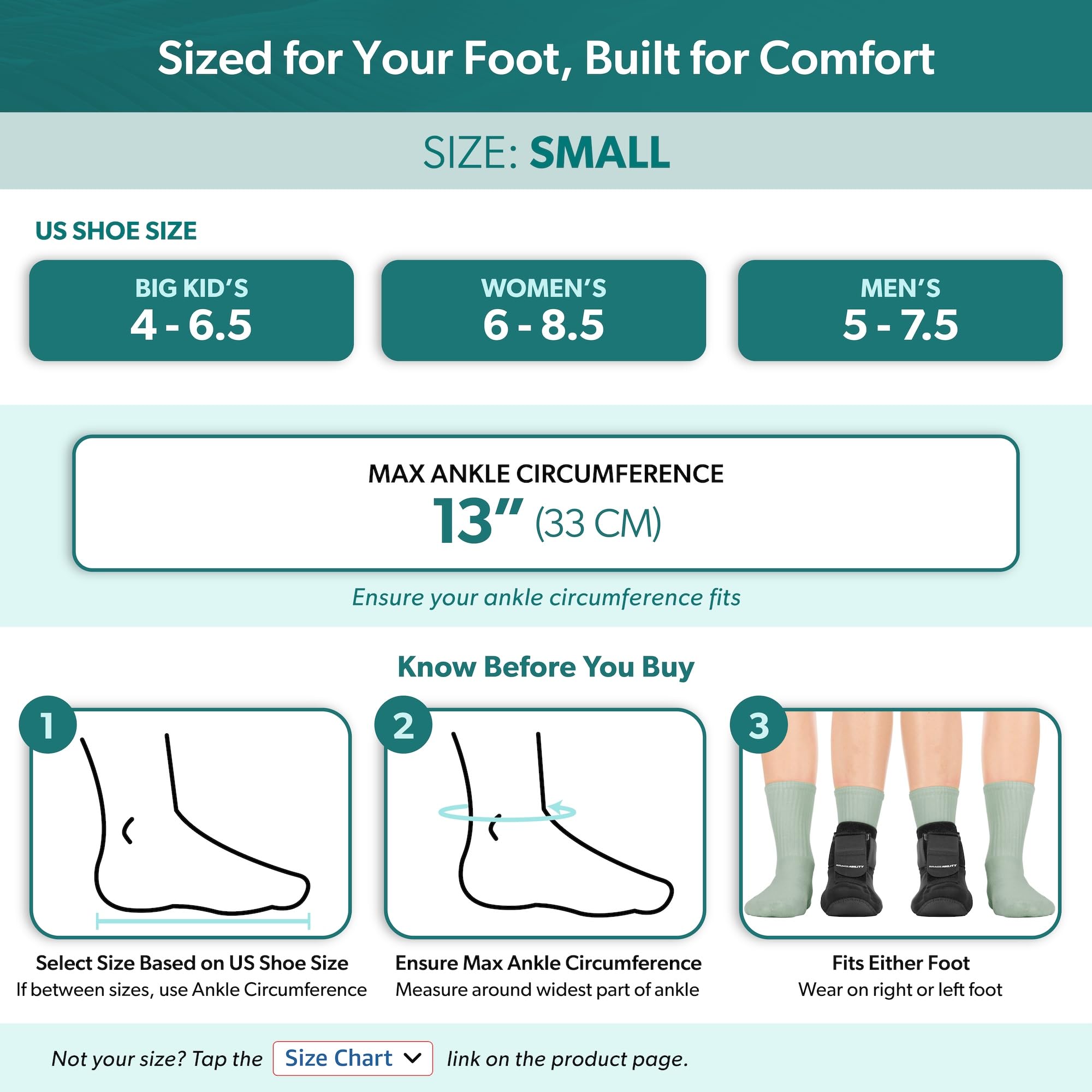 BraceAbility Plantar Fasciitis Night Splint Sock - Soft Plantar Fascia Brace for Sleeping, Achilles Tendonitis, Foot Drop, Heel Pain - Plantar Fasciitis Relief Night Splint for Women and Men (Small)
