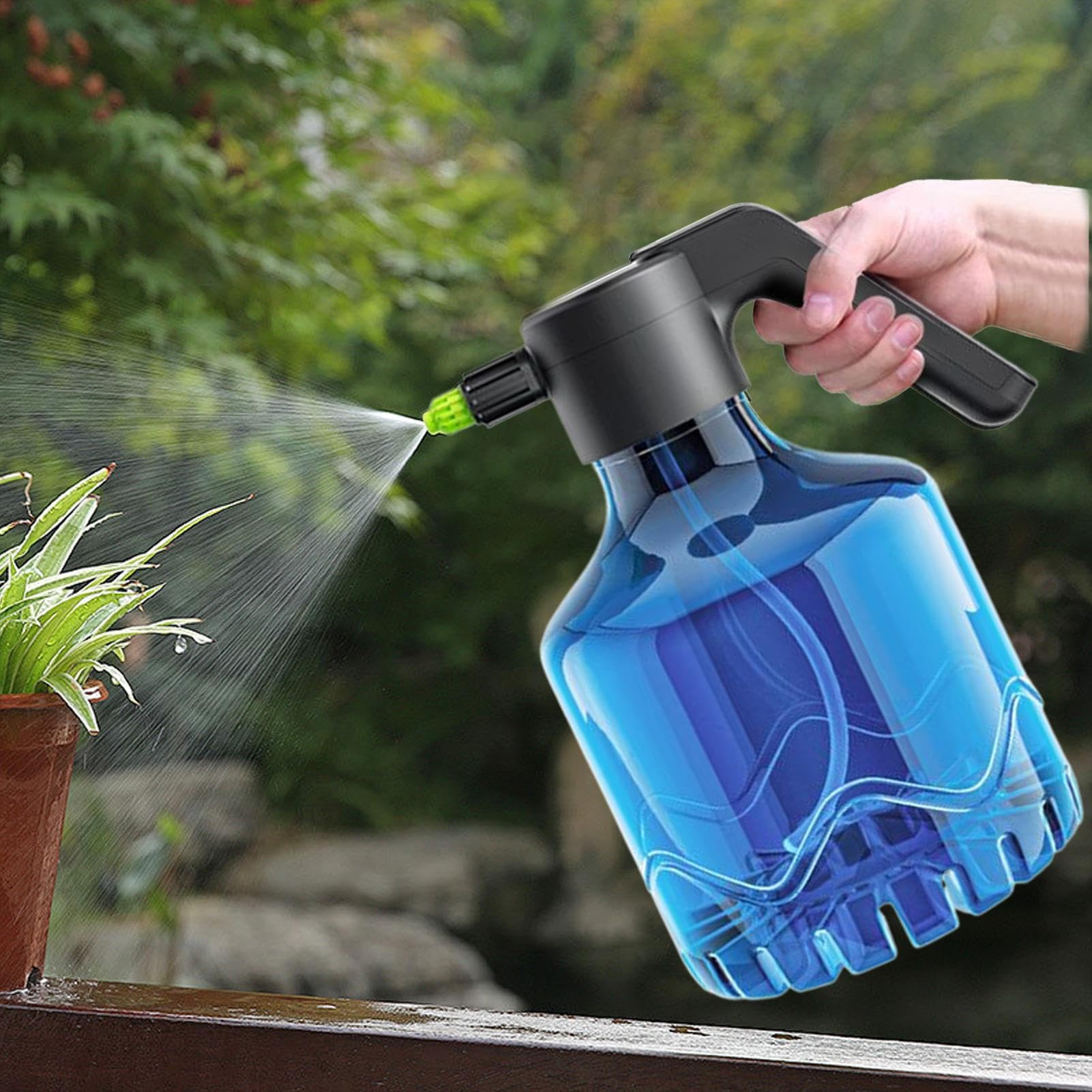 Pulverizador de batería 1.9 litros portátil y recargable