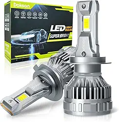 Kit Ultra Lâmpada LED Daskan Farol H7 H11 HB3/9005 HB4/9006 36000LM 6500K Branco Frio, 2 Lâmpadas 100W Super Brilho, IP68, 12-24V (HB4)