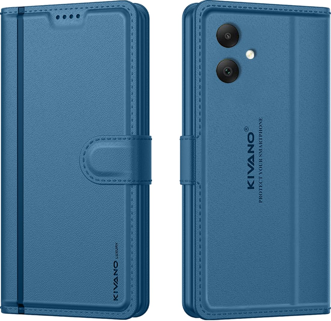 KIVANO LUXE® Compatible with Samsung Galaxy A05 / Samsung Galaxy F05 / Samsung Galaxy M05 Artisanal Leather Wallet Case with Card Holder for Men Women, Magnetic Flip Folio Cover with Stand (B0CQCFRT1F) Amazon Price History, Amazon Price Tracker