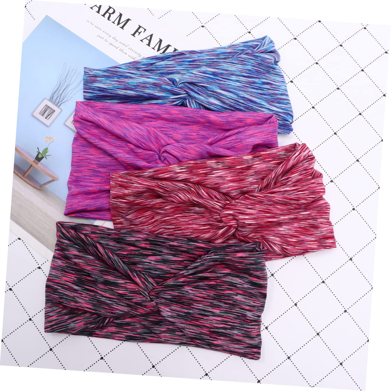 12 Pezzi Fascia Per Per Gli Uomini Fasce Per Per Le Donne Allenamento Dei Sciarpa Turbanti Per Le Donne Palestra Fascia Per Bandane Per Gli Uomini