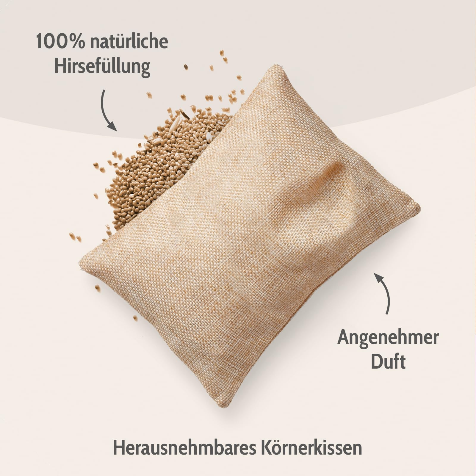 Habibi Wärmekissen (Beige Melliert)