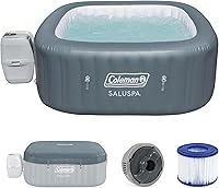 Coleman Hawaii 4-6 Person Inflatable Hot Tub: Energy-Efficient AirJet, App Control, Year-Round Use