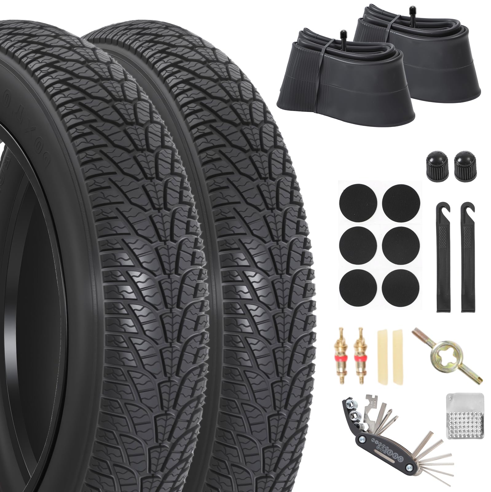 HOMEXMTD 20x4.0 Fat Tire Set