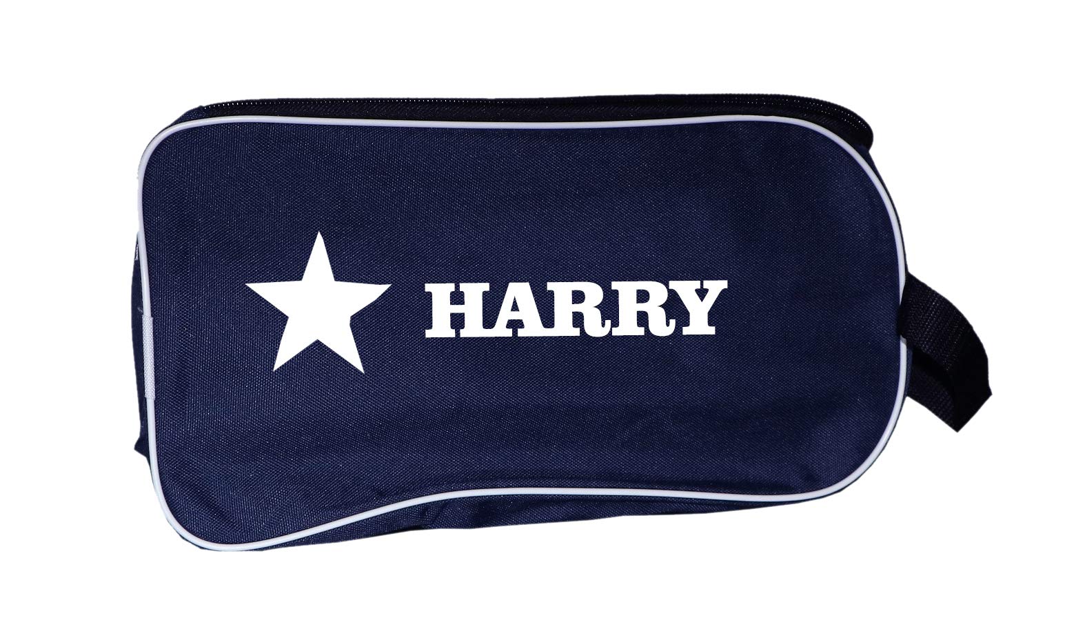 PROSTYLE SPORTS Personalised Football Boot Bag, Shoes bag (Navy) (Star with Name)