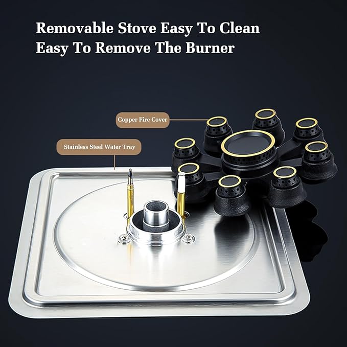 Estufa de Gas 43 cm 5.2KW con Protección de Apagado y Temporizador miniatura 5