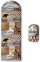 Vista 16 de CVHOUSE - Sacos de dormir para acampar, para 3 estaciones, clima cálido y fresco, ligeros, resistentes al agua, para adultos y niños