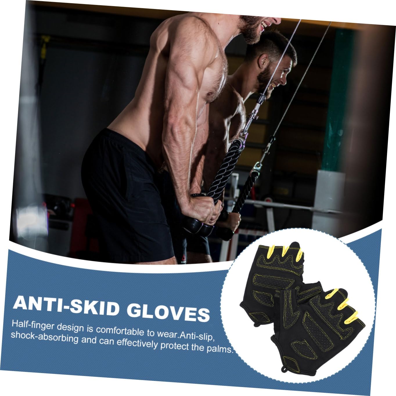 PACKOVE 3paia Guanti Da Attività Outdoor Antiscivolo Traspiranti Per Ciclismo Regolabili e Resistenti Per Fitness e Sport Estivi