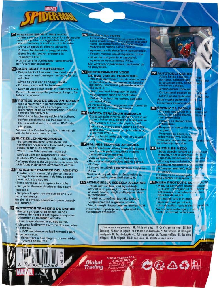 TATAWAY Protector de Asiento Marvel Spiderman Superhero Spider-Man