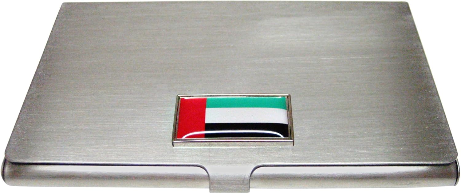 Kiola Designs Thin Bordered United Arab Emirates UAE Business Card Holder