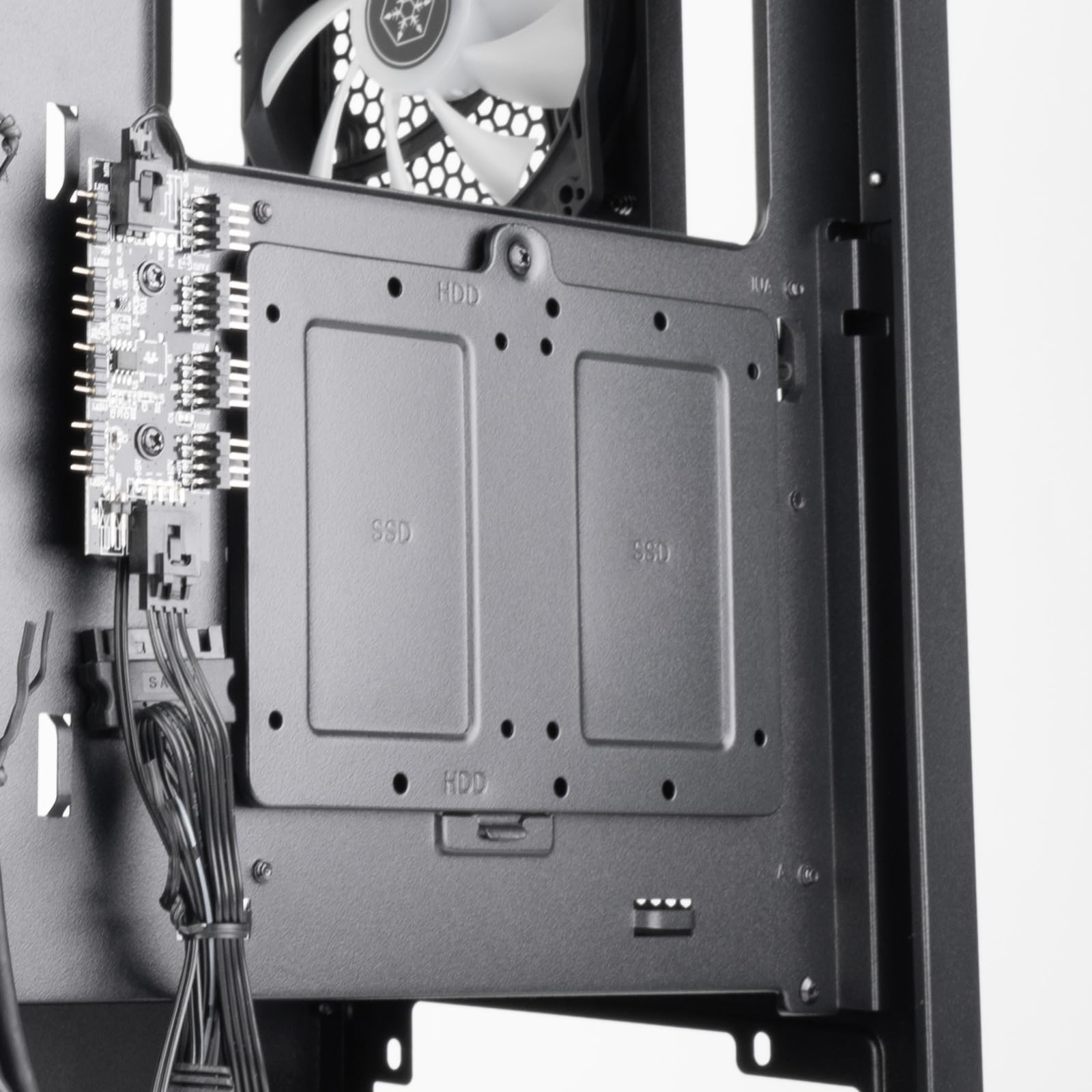Silverstone Fara 514x Schwarz Tempered Glass (ssT-Fa514X-Bg)