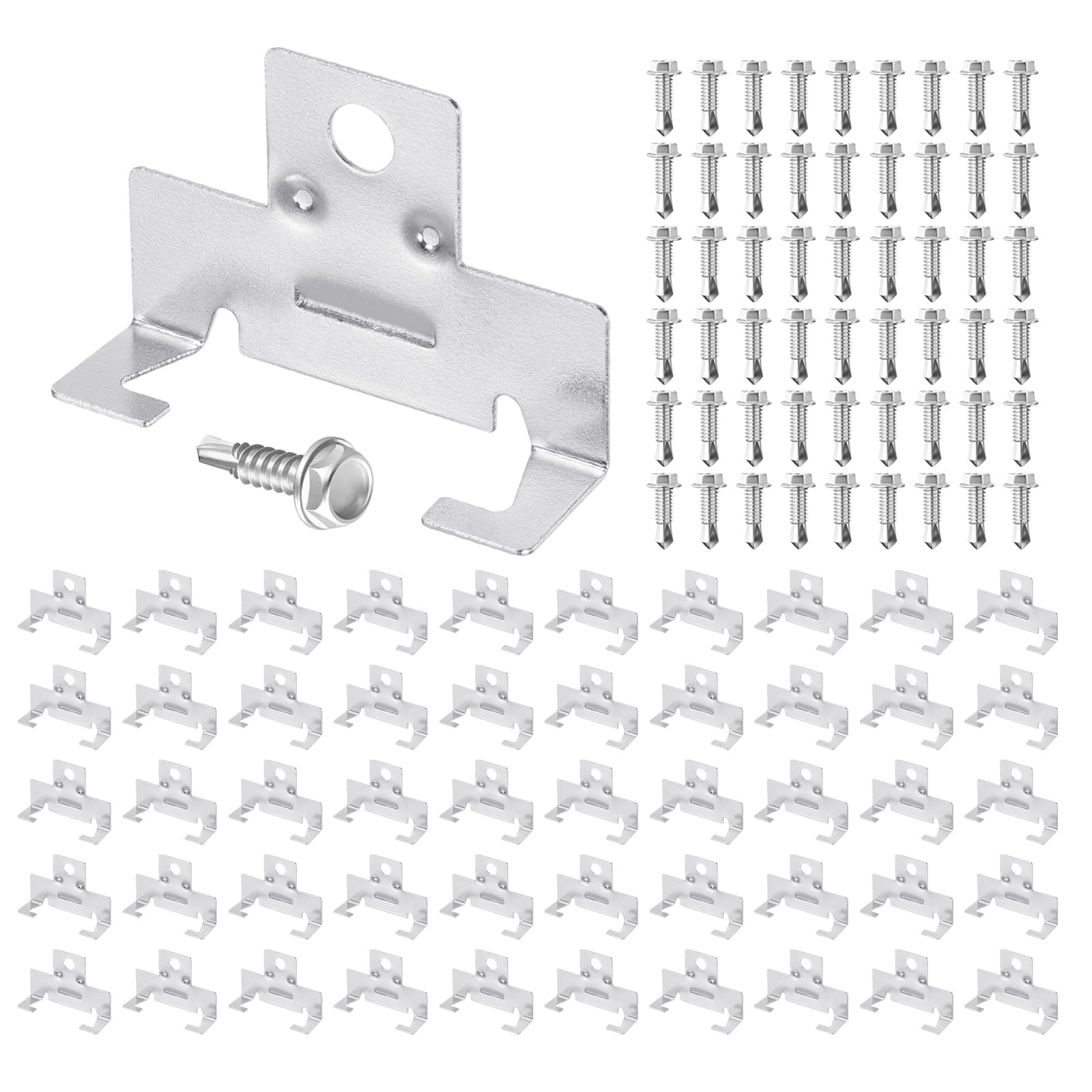 PATIKIL 68 Pcs Recessed Light Clips Downlight Housing C Clips