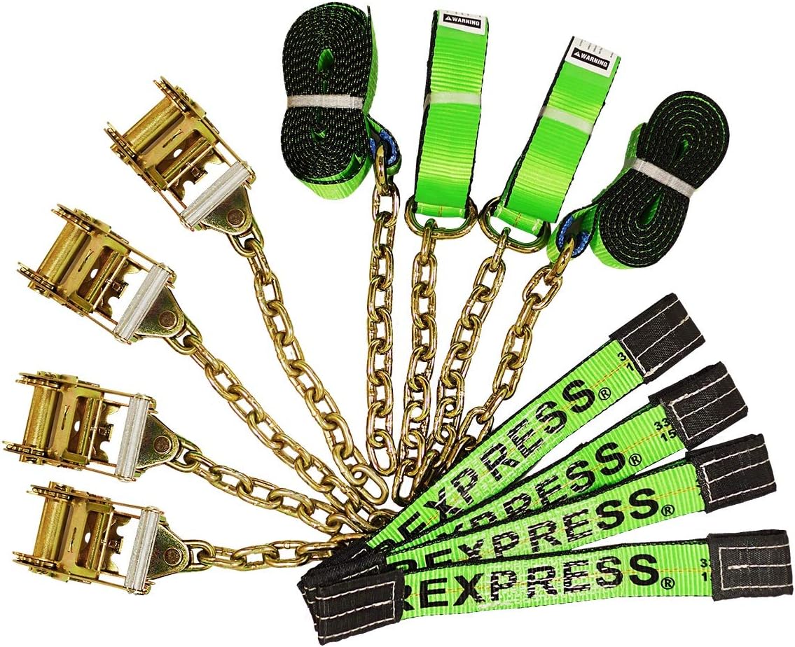 MFREXPRESS 8 Point Auto Tie Down Towing Kit D Automotive