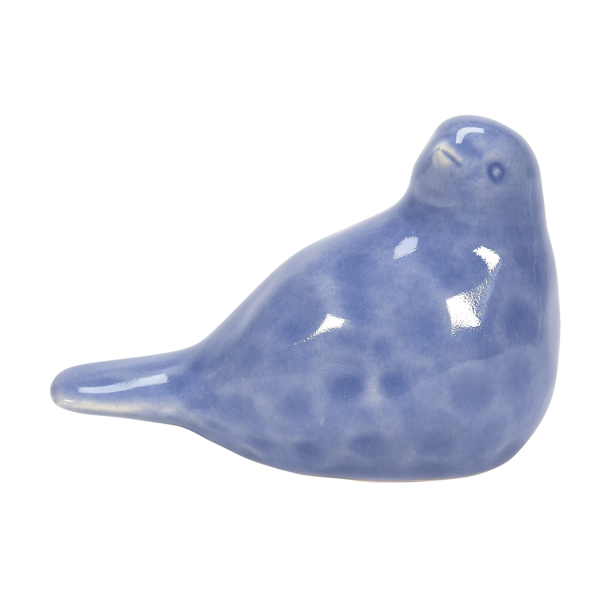 Messenger Birds By Izzy And Oliver Purple Strength Bird Figurine, Light Blue, 2.75 Inch