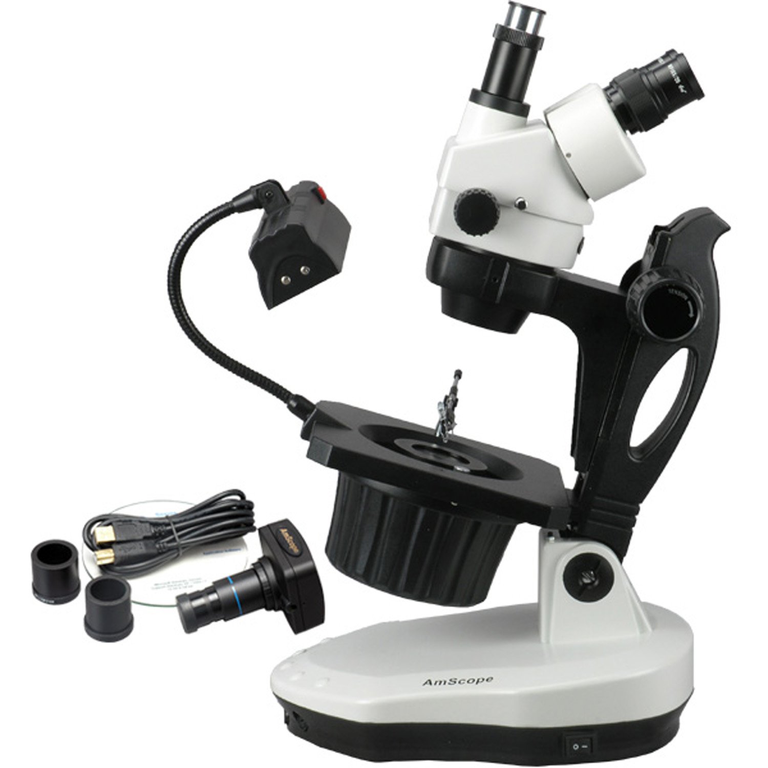 Amazon.com: AmScope GM400TZ-10M Digital Trinocular Gemology Stereo