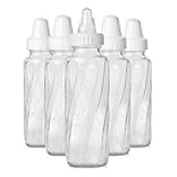 Feeding Classic Glass Bottle, Twist Bottles, 8 Oz, 1-Pack of 6 Bottles
