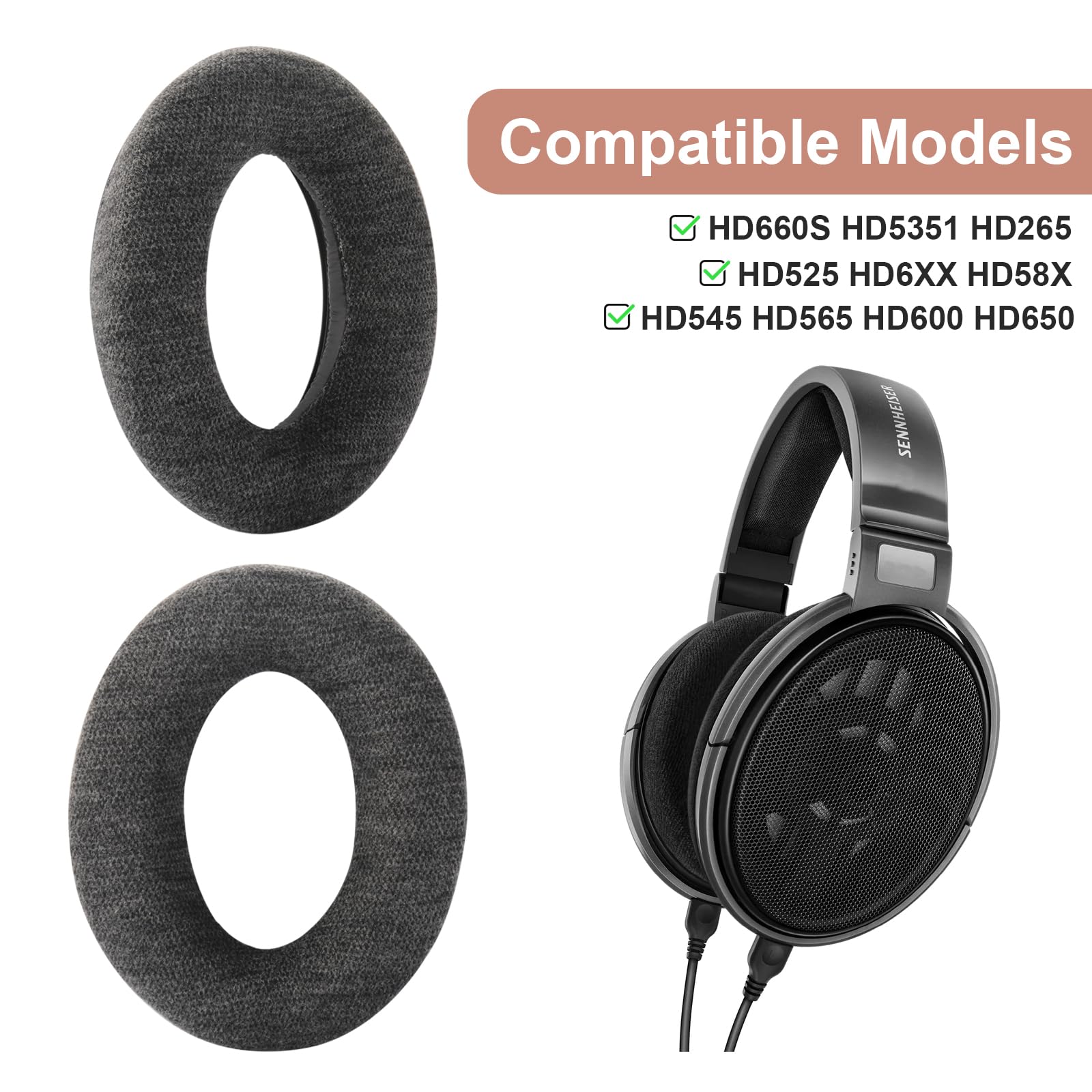 Sennheiser HD660S イヤーパッド交換済 Amazon | Sodorous HD600 イヤーパッド ゼンハイザー HD650、HD600