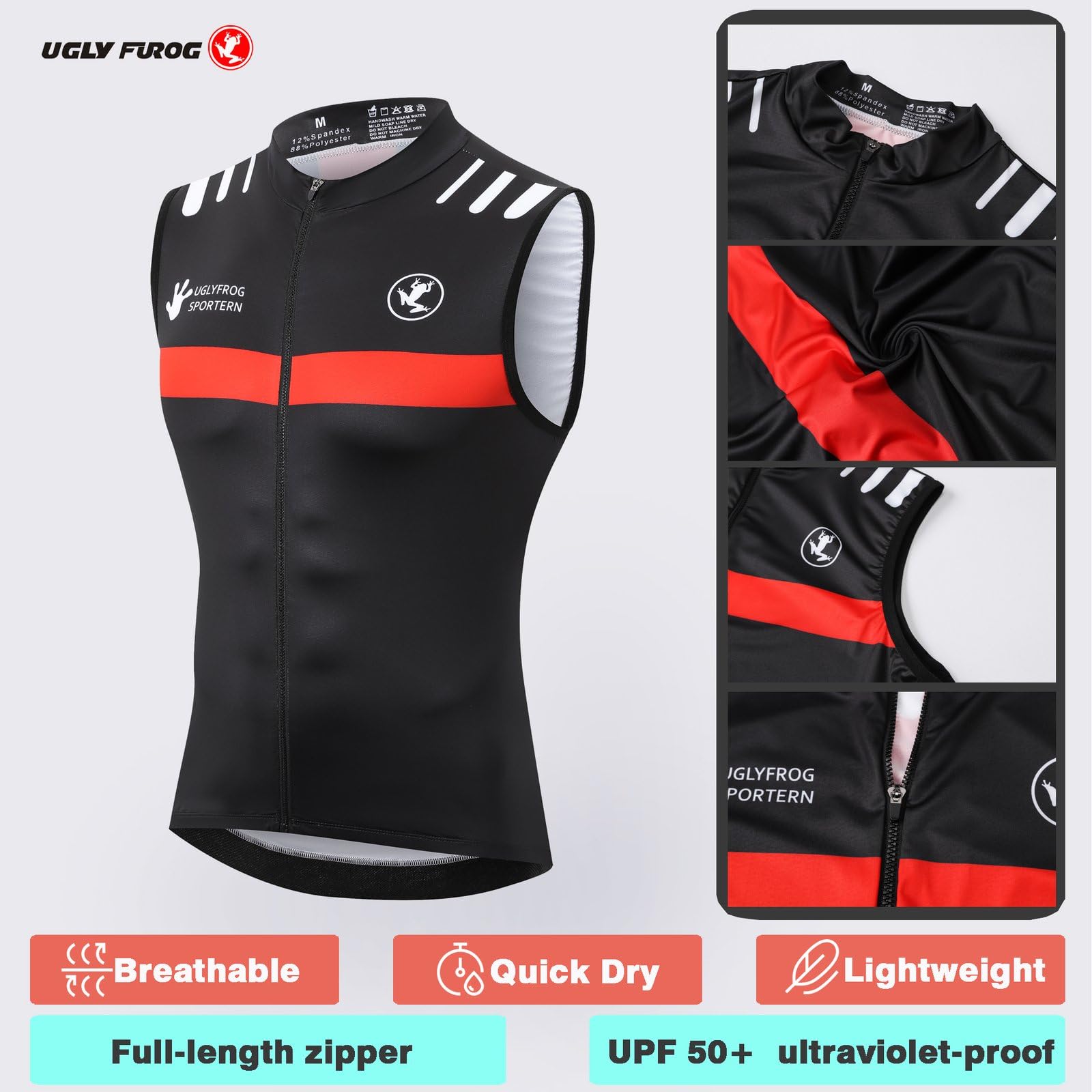 UGLY FROG 2026 Estate Ciclismo Vest Bike Wear Abbigliamento Senza Maniche Top