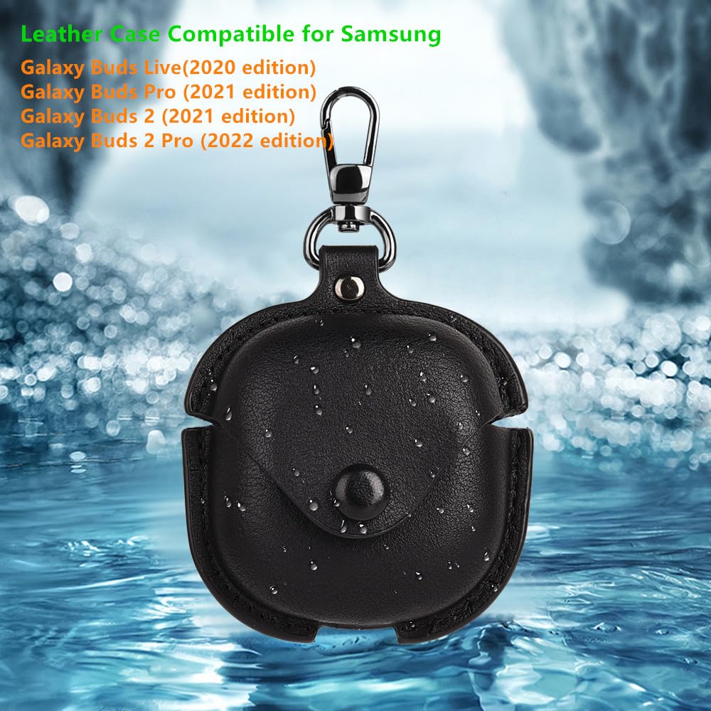 Leather Case Compatible for Samsung Galaxy Buds 2 Pro/Galaxy Buds Leather Case Compatible for Samsung Galaxy Buds 2 Pro/Galaxy Buds
