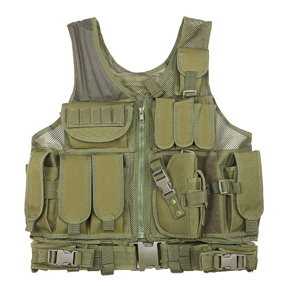 OAREA Military Equipment Airsoft Tactical Vest Hunting Vest For Wargame CS Training Paintball Airsoft Combat Protective Vest