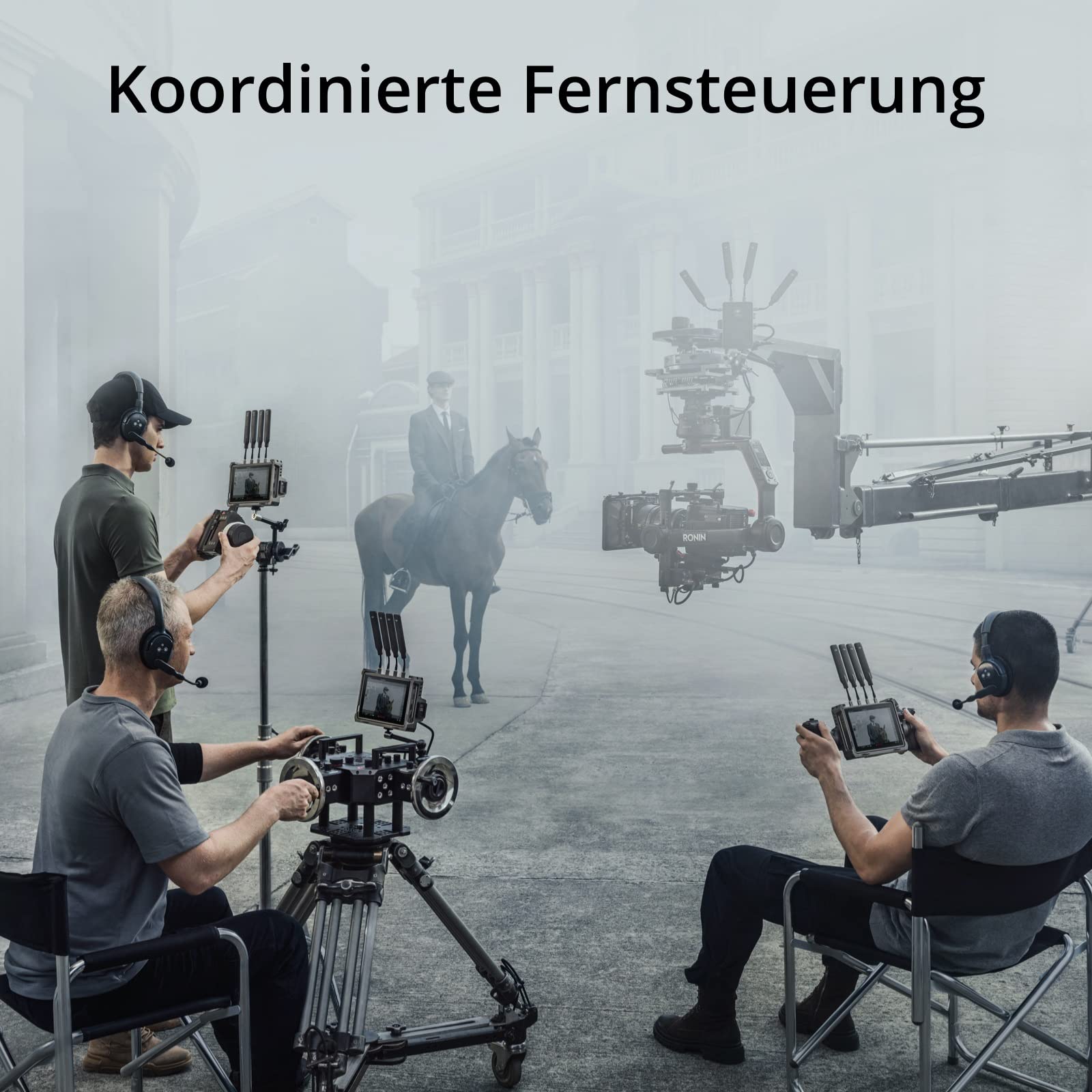 DJI Transmission (Combo mit sehr hellem Monitor), 6.096 m 1080p/60fps-Übertragung, Sender und sehr heller Monitor, integrierter Funkempfänger, Gimbal-/Fokus-/Kamerasteuerung, unabhängige Aufnahme