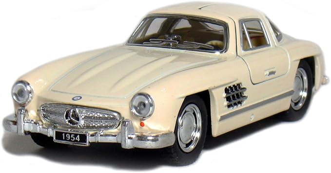 KiNSMART - Mercedes-Benz 300 SL Coupe Beige 1:36 Modelo a Escala miniatura 4