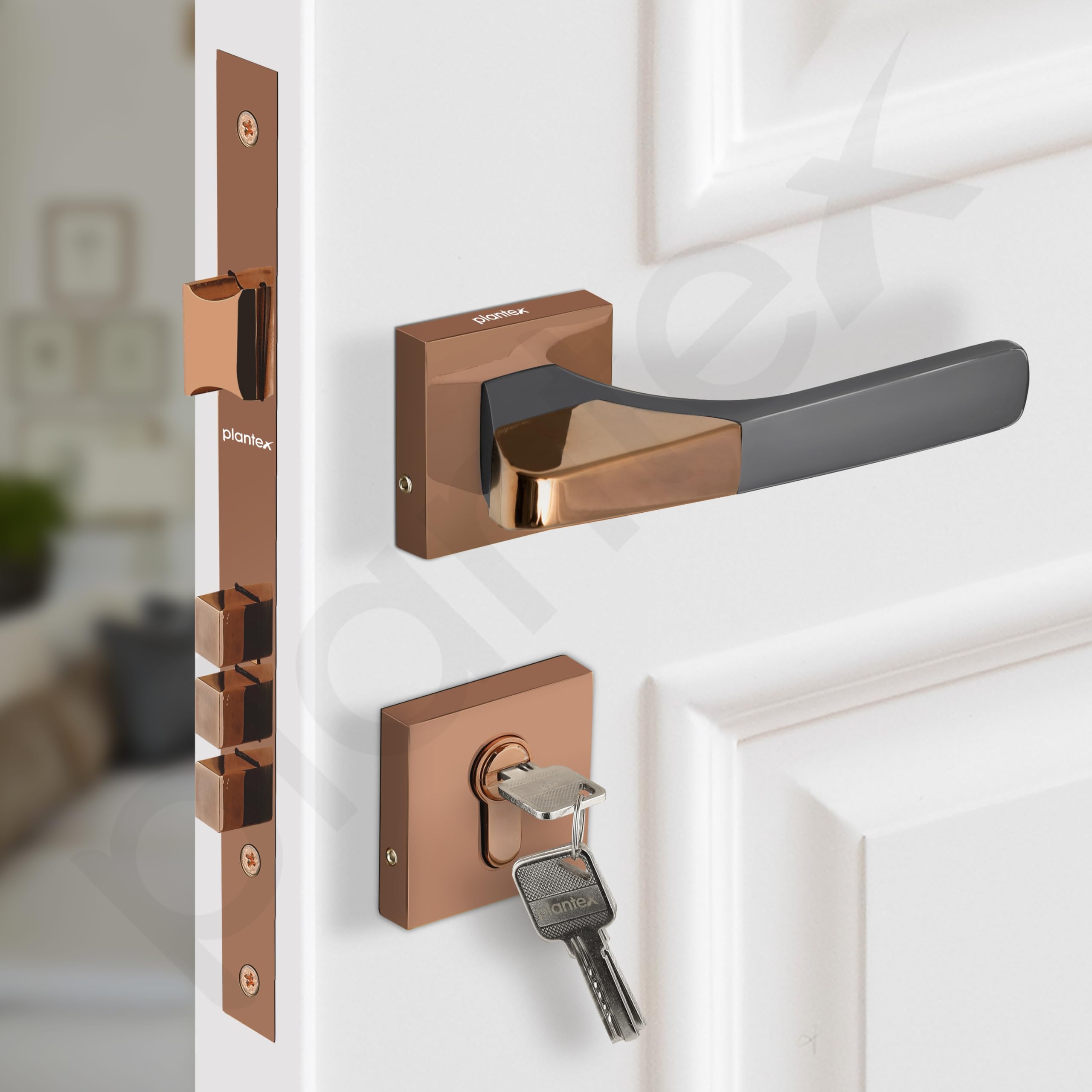 Plantex Mortise Lock - Secure & Stylish Door Lock -6